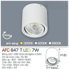 Lon nổi led 647T 7W