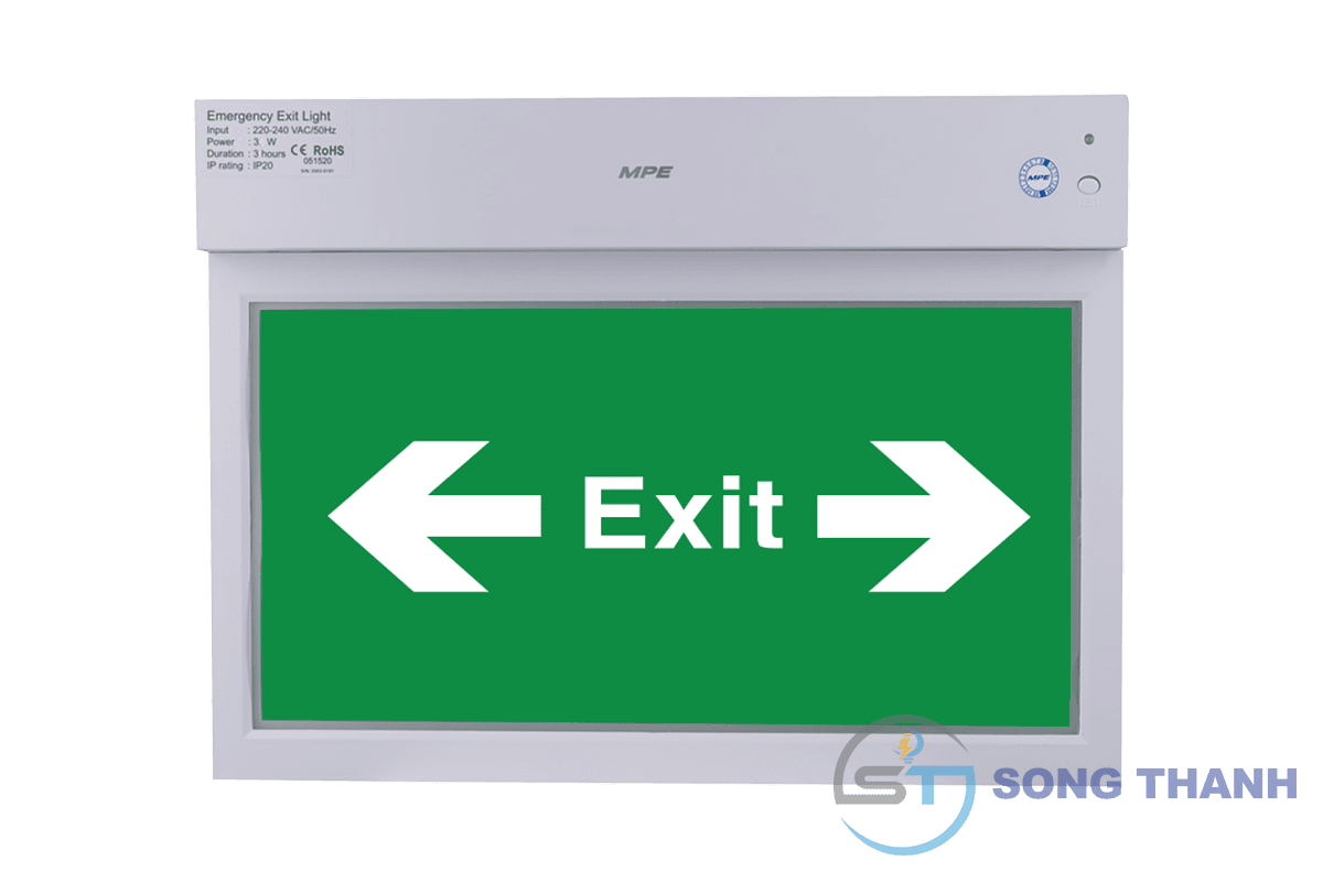 Đèn báo exit 2 mặt trái và phải
