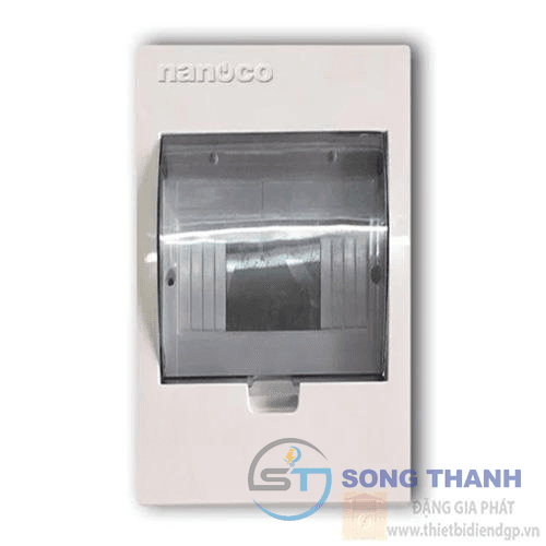 Tủ điện âm tường 4 Module vỏ kim loại