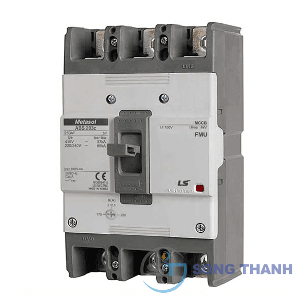 MCCB chỉnh dòng FMU (75- 100A) 3P 37kA