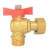 Van góc đồng tay nhựa ABS MIHA - DN15