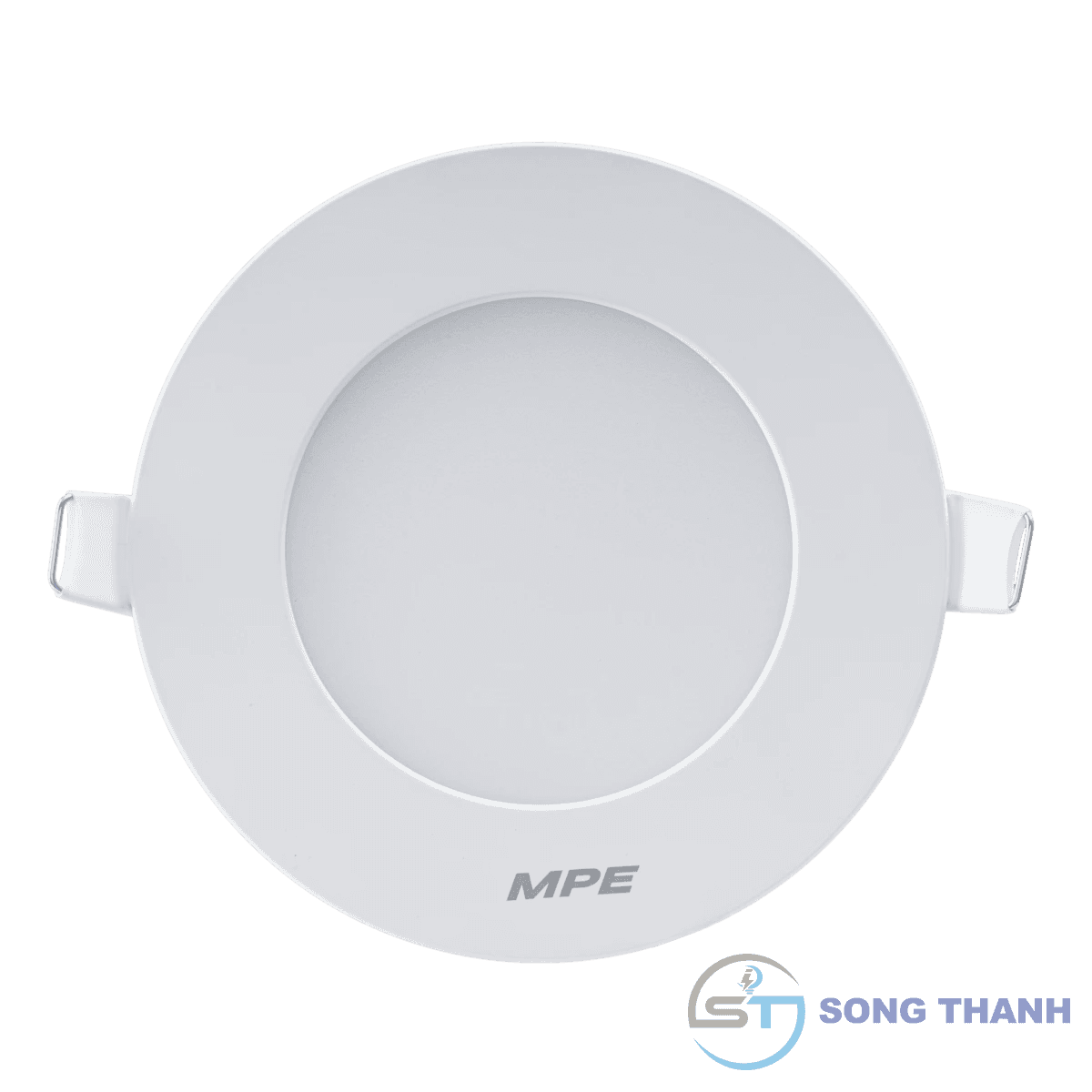 Đèn led panel tròn âm, thân nhựa