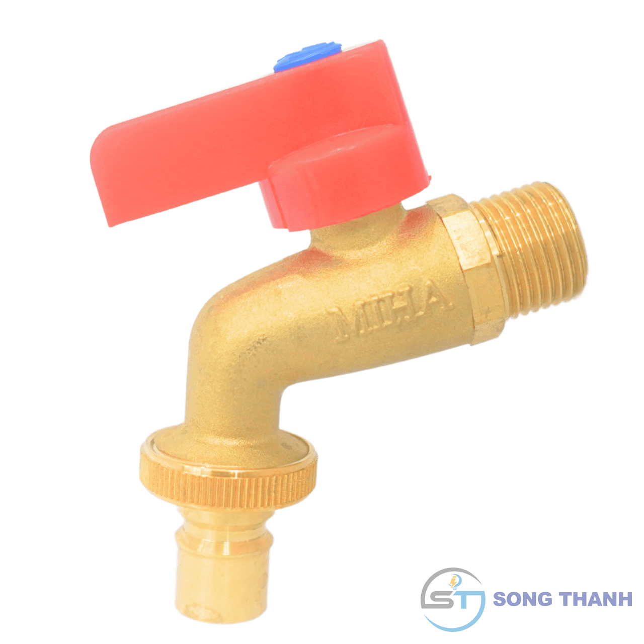 Vòi máy giặt đồng (Thiết kế mới) MIHA - DN15