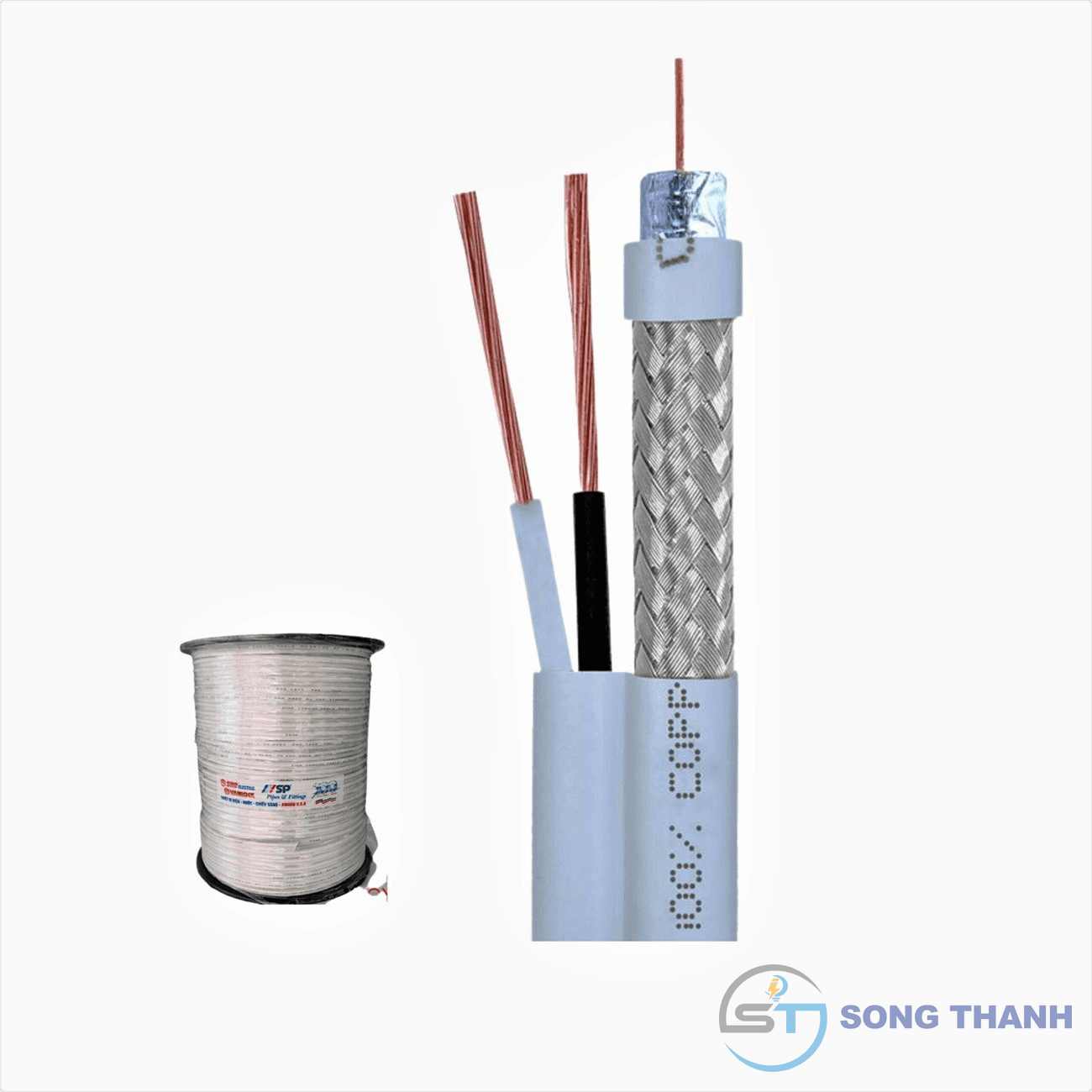 Dây Tivi SP trắng liền nguồn