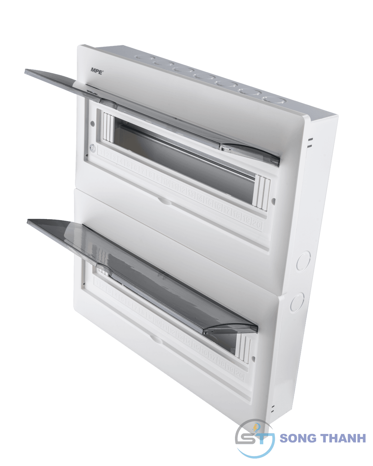 Tủ điện âm tường 40 đường đế sắt