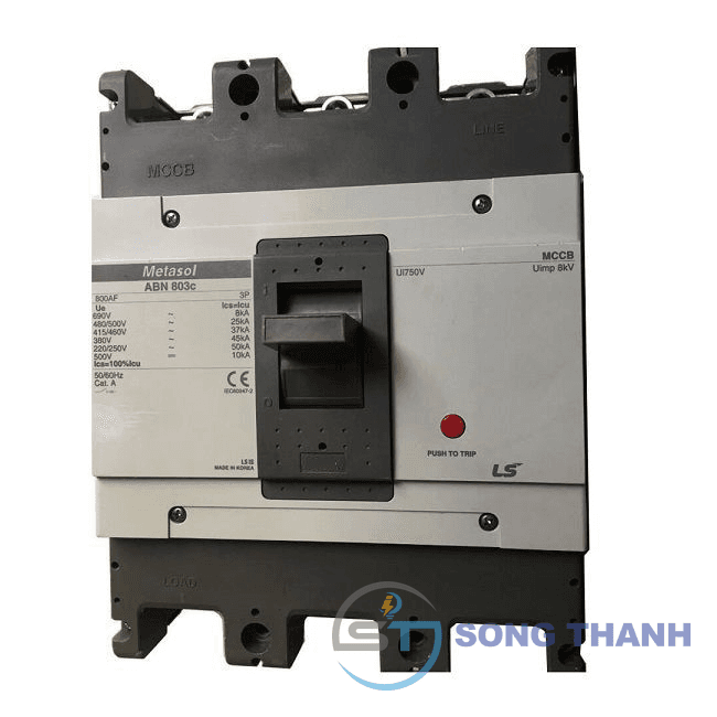 MCCB 500A 3P 45kA