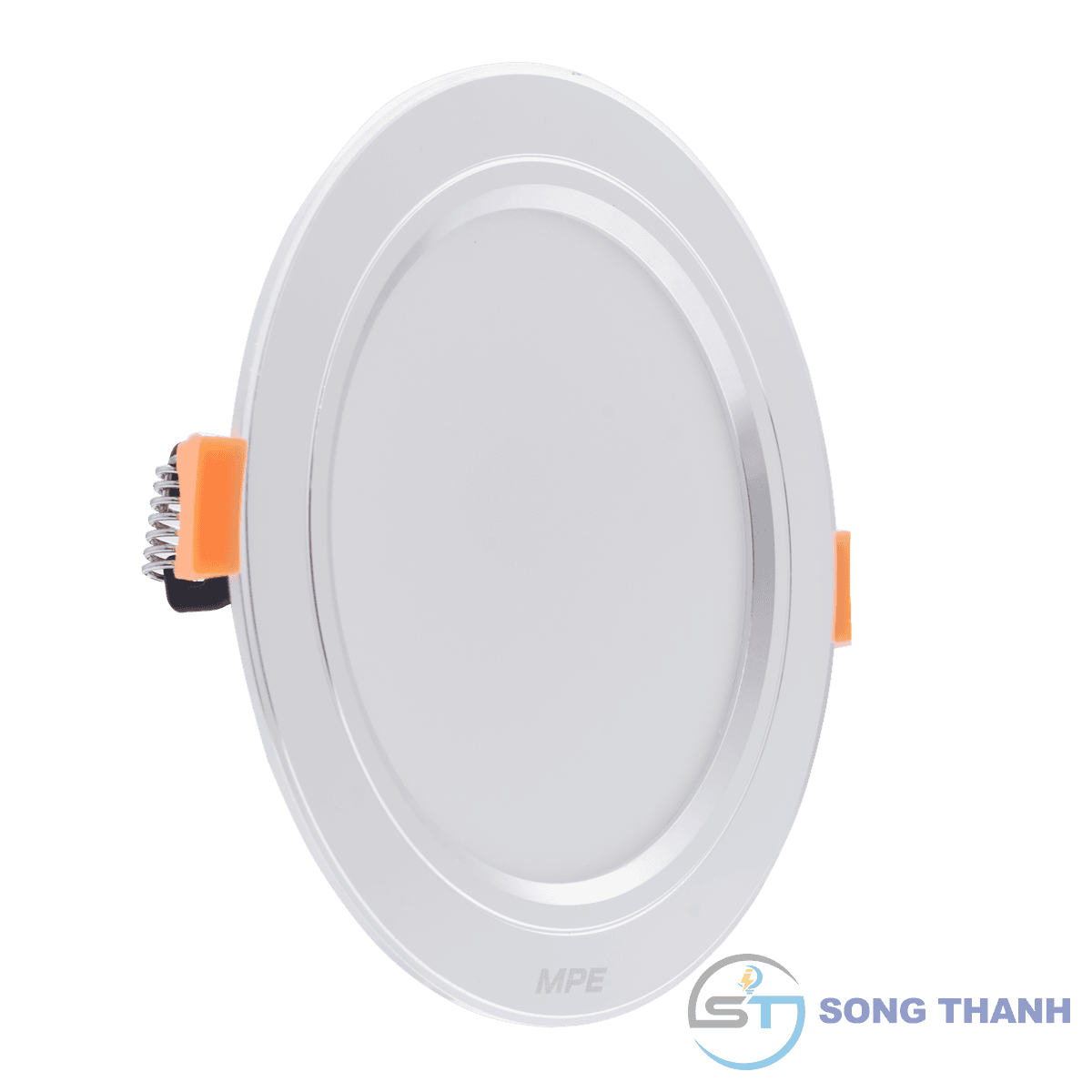 Đèn led downlight viền bạc phi 140mm
