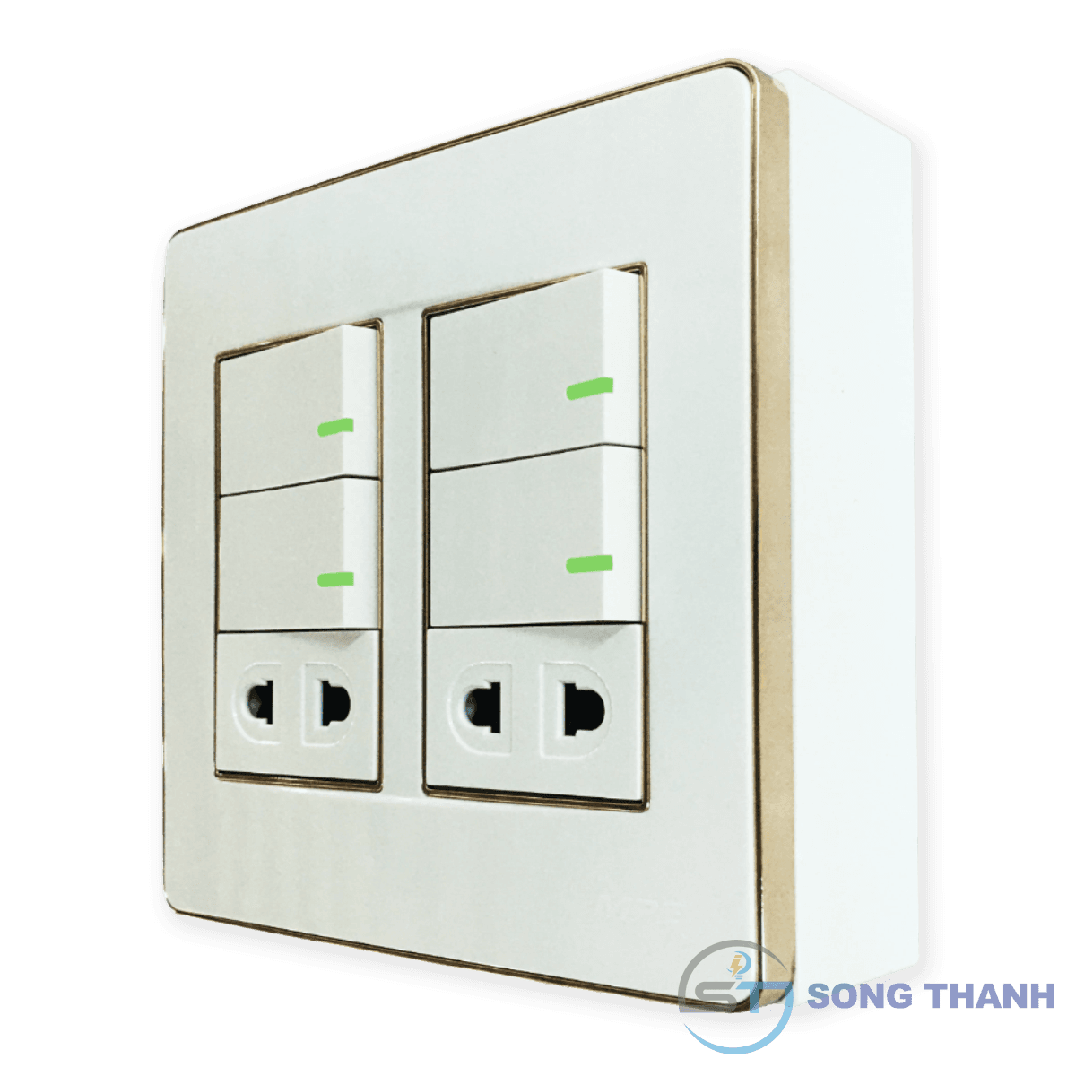 Bộ ổ cắm đôi A60