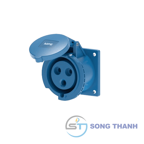 Ổ cắm công nghiệp gắn âm 2P+E