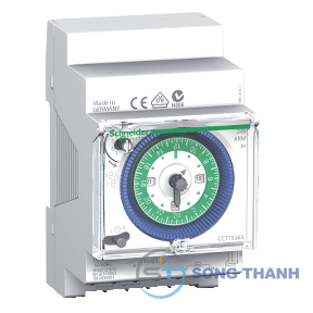 Bộ hẹn giờ analog, 1 kênh, 16A, pin dự trữ 24h (pin tự sạc)