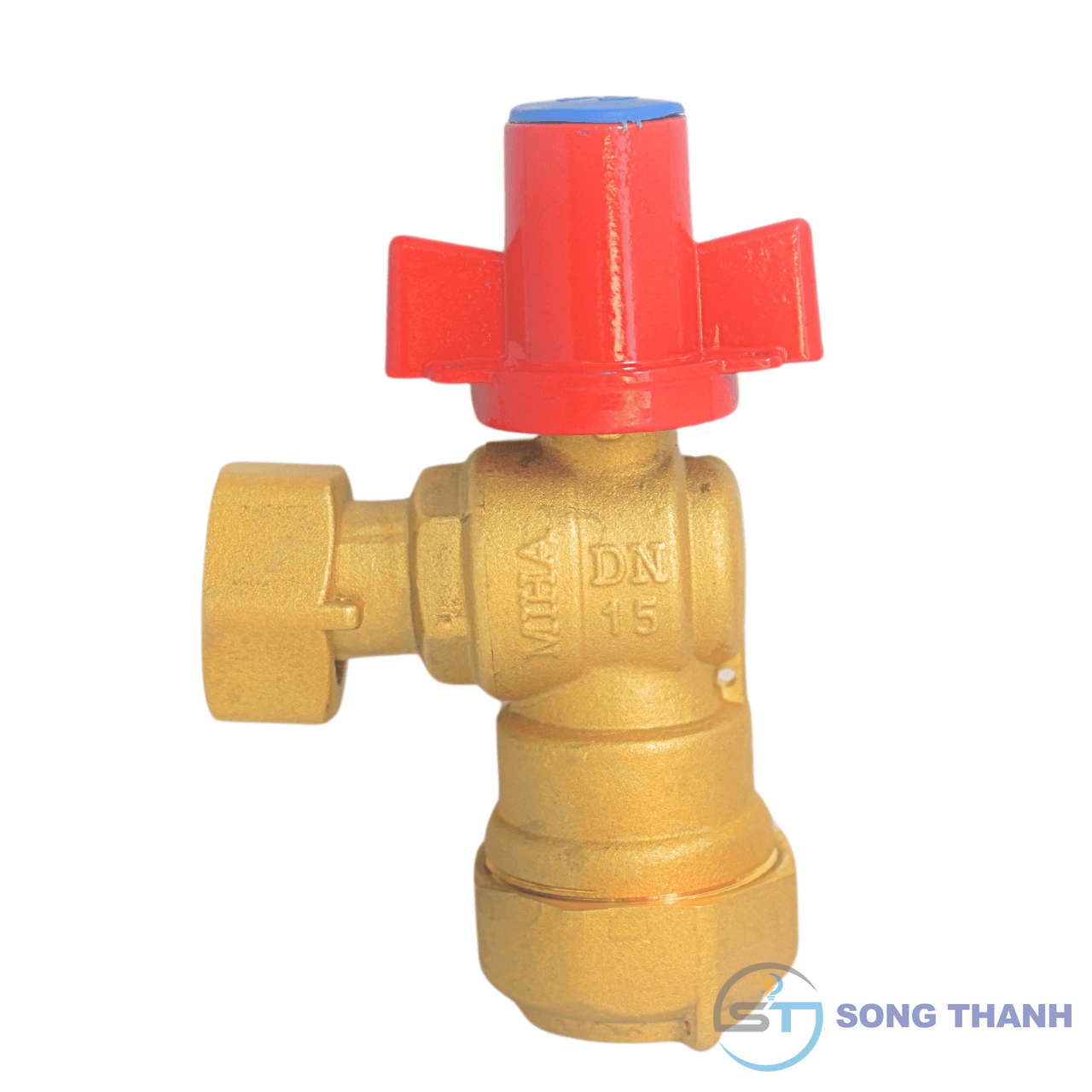 Van góc đồng liên hợp tay khóa MIHA - DN15
