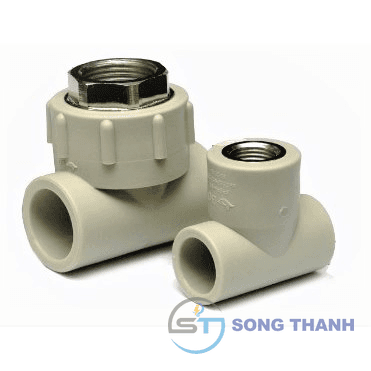 Co chữ T răng trong ống nước nóng PPR