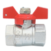 Van bi hợp kim tay bướm TUBO - DN15