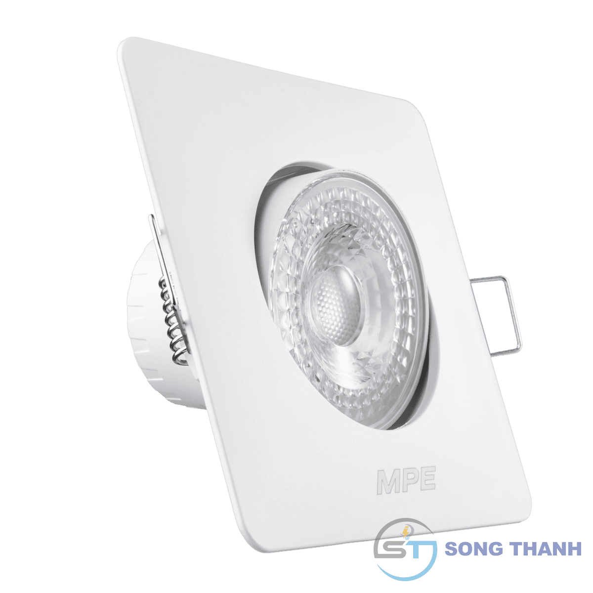 Đèn led downlight âm điều chỉnh góc chiếu mặt vuông